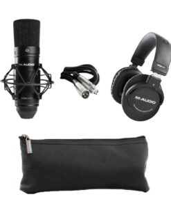 M-Audio MHS01 - Studio Condenser Microphone & Studio Headphone Bundle