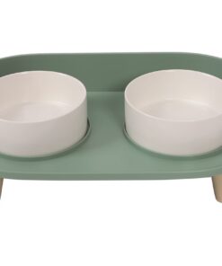 M-Pets Altitude Double Raised Pet Bowl - 2 x 450ml