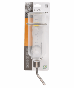M-Pets Glass Drinking Bottle for Hamsters - Small