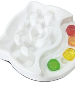 M-Pets Interactive Slow Dog Bowl - Viola