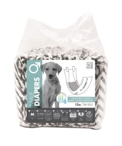 M-Pets Male Dog Diapers - Medium