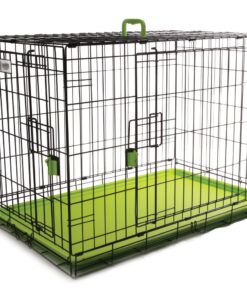 M-Pets Voyager Wire Crate Large - Green