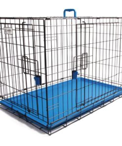 M-Pets Voyager Wire Crate Medium - Blue