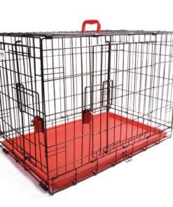 M-Pets Voyager Wire Crate Medium - Red