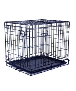 M-Pets Voyager Wire Crate Small - Black