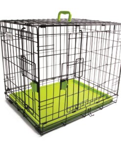 M-Pets Voyager Wire Crate Small - Green
