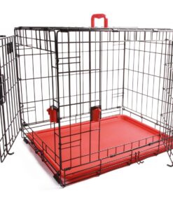 M-Pets Voyager Wire Crate Small - Red