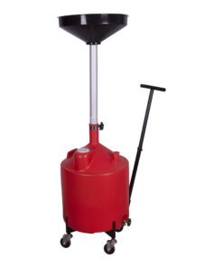 MAC AFRIC 18 Gallon Oil Drain Tank With Dolly Paper Carton