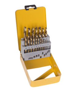 MAC AFRIC 19 PCS Titanium Drill Bit Set (Yellow Case)