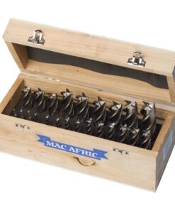 MAC AFRIC 23 PCS End Mill Set - Round Shank - 3-25MM