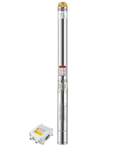 MAC AFRIC 3" 0.55 kw Borehole Pump Complete Kit (Pump, Control Box & Wiring)