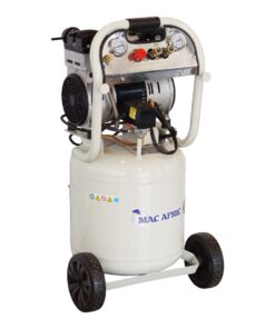 MAC AFRIC 40 Litre 1.5 KW (2 HP) 230 V Vertical Oil-Free Silent Air Compressor