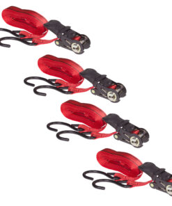 MAC AFRIC 5 M "S" Hooks Ratchet Tie Down with Rubber Grip