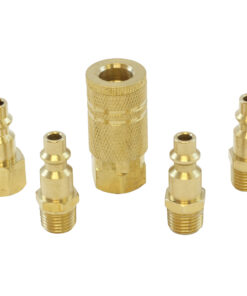 MAC AFRIC 5 PCS 1/4" Brass Coupler Set