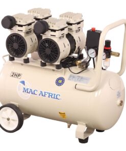 MAC AFRIC 50L Silent Oil Free Compressor 1.5 KW (2 HP) 230 V