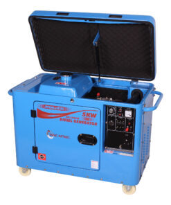 MAC AFRIC 6.5 kVA (5 KW) Standby Enclosed Type Diesel Generator - 220V Single Phase