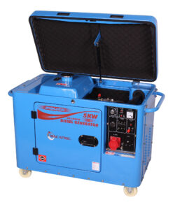 MAC AFRIC 6.5KVA (5 KW) Standby Enclosed Type Diesel Generator - 380V Three Phase