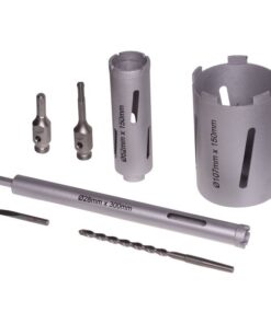 MAC AFRIC 7 PCS Diamond Core Bits (B Class) 25% Diamond Aluminium Case