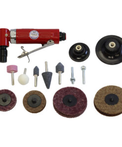 MAC AFRIC Angle Air Die Grinder with Sanding Pad + Stones