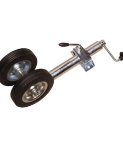 MAC AFRIC Double Jockey Wheel Trailer Jack with Clamp