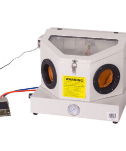 MAC AFRIC Mini Sandblaster Cabinet with foot pedal