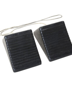 MAC AFRIC Rubber Wheel Chock with Reinforced Nylon
