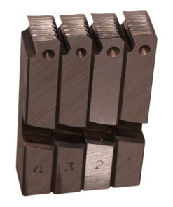 MAC AFRIC Set of Dies for Pipe Threading Equipment- 2-1/2" - 4" DIE FOR GPIPTH/007