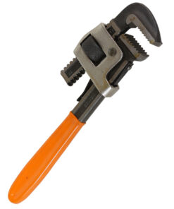 MAC AFRIC Stilson Head Steel Adjustable Pipe Wrenches with Steel Housing - 250 mm