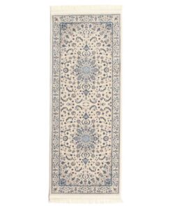 Machine Made Nain 200 x 80cm White Cream Runner Rug