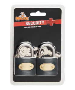 MACKIE 40 MM Iron Padlock (2 Locks)
