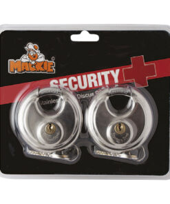 MACKIE 70 MM Discus Padlock (2 Locks)