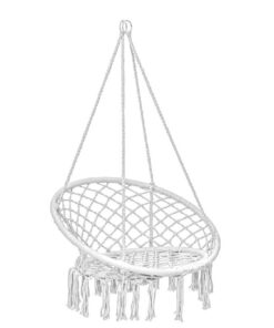 Macrame Hanging Hammock Chair For Indoors And Outdoor