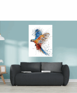 Magical Parrot Canvas Print