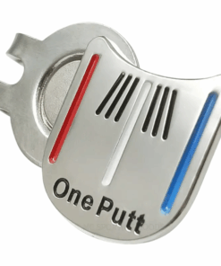 Magnetic Golf Hat Clip with Removable Ball Marker - One Putt