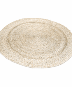 Malawi Natural Jute Rug - Handwoven