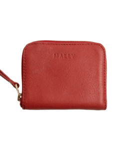 Mally Leather Bags Onyx Hand Made Genuine Leather Small Ladies Wallet - Red