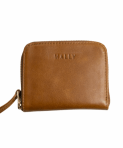 Mally Leather Bags Onyx Hand Made Genuine Leather Small Ladies Wallet - Toffee