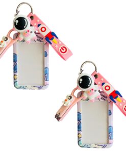 MamaMia Kids Tag & Key Ring Set of 2- Cosmonaut - cosmonaut GIRL