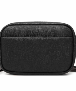 MamaMia PU Leather Classic - Women Small Crossbody Bag-No 101 - Black