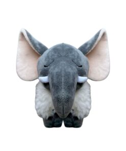 Mammoth Elephant Durable Soft Squeaky Plush Chew Toy for Puppies Dogs