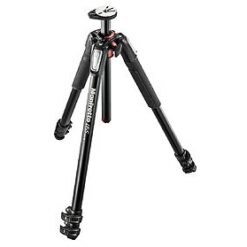 Manfrotto 055 Aluminum 3-Section Tripod Black