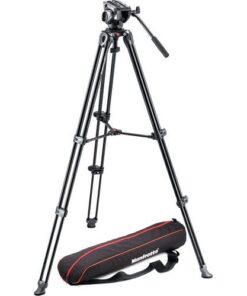 Manfrotto MVH500A + MVT502AM Lightweight Fluid Video System + Padded Bag