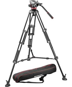 Manfrotto Pro Video Aluminium Kit MVH502A Head + 546B Tripod + Padded Bag