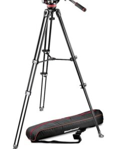 Manfrotto  Pro Video Aluminium Kit MVH502A + MVT502AM Tripod + Padded Bag