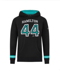 MAPF1 FW Kids Lewis #44 Hooded Sweat - Black - 3-4 years