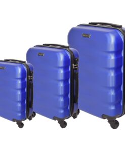 Marco Aviator Luggage Suitcase Bag - Set Of 3 - Blue