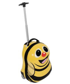 Marco Children Lockable Rolling Cabin Luggage Suitcase BumbleBee [33x43x25]