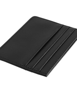 Marco Double Sided Card Holder with Money Pocket Wallet - Black