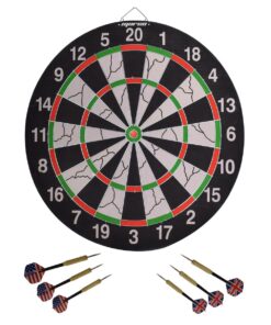 Marco Flocked Pro Tournament Dart Board 46cm and 6x 18gram darts