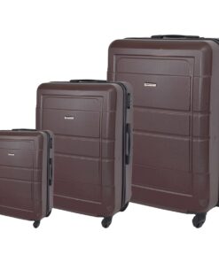 Marco Holiday Maker Luggage Bag Set - Brown